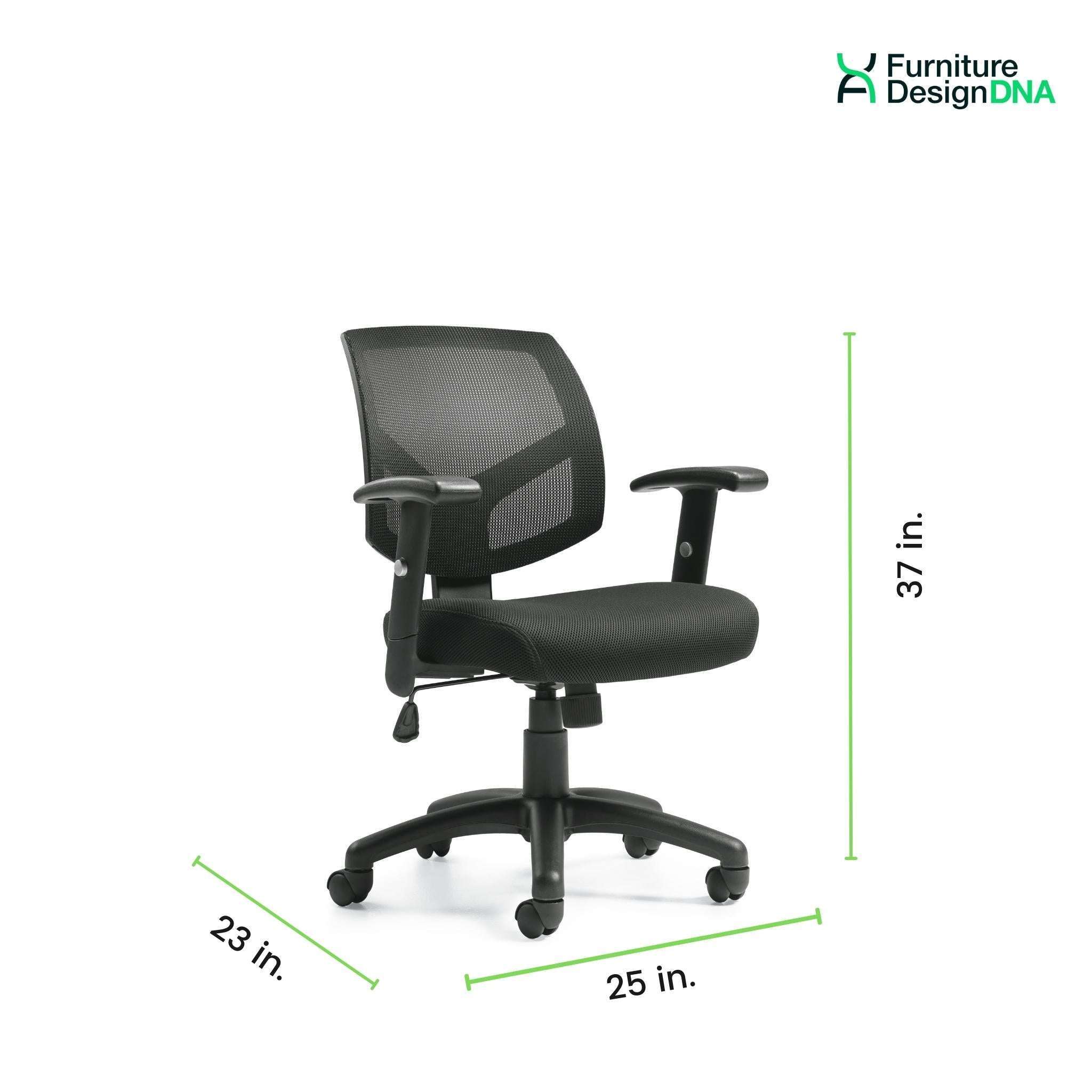 Mesh Mid Back Tilter Task Chair