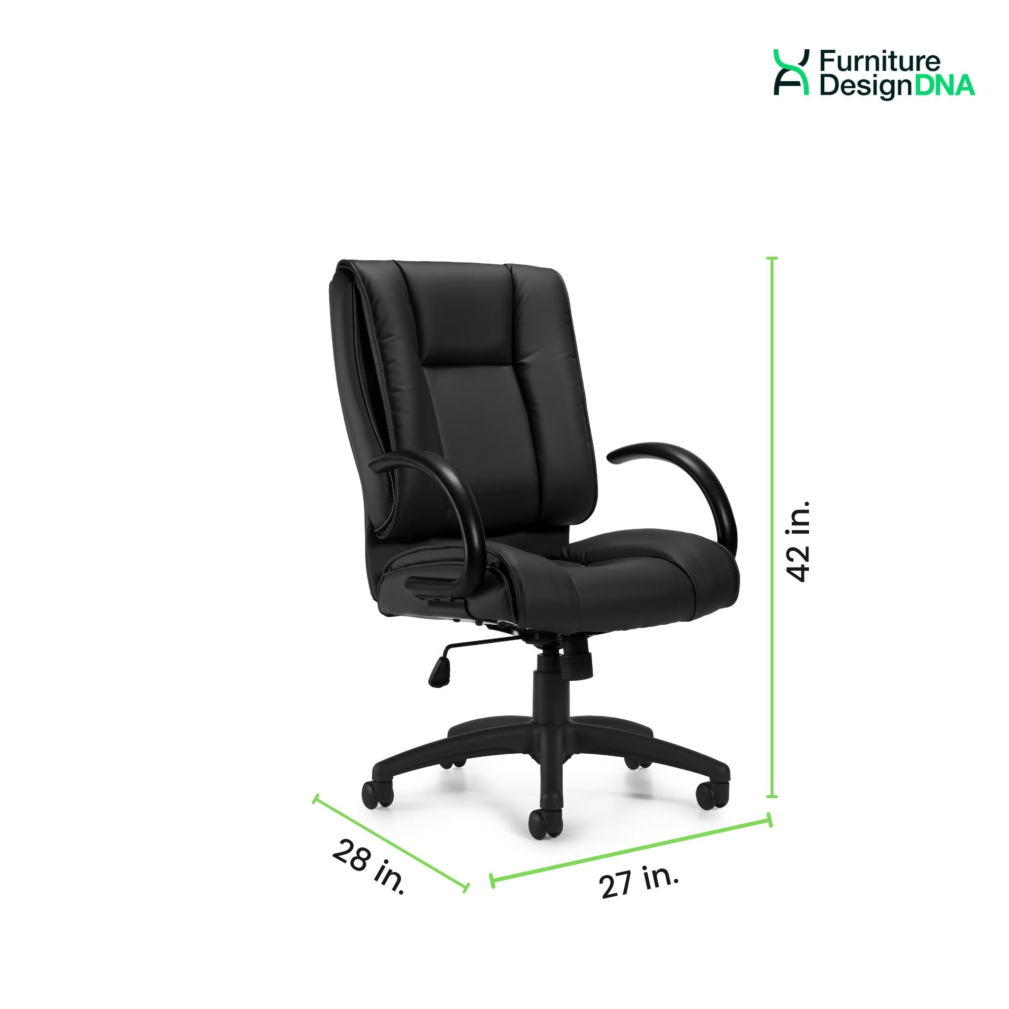 High Back Luxhide Tilter Chair