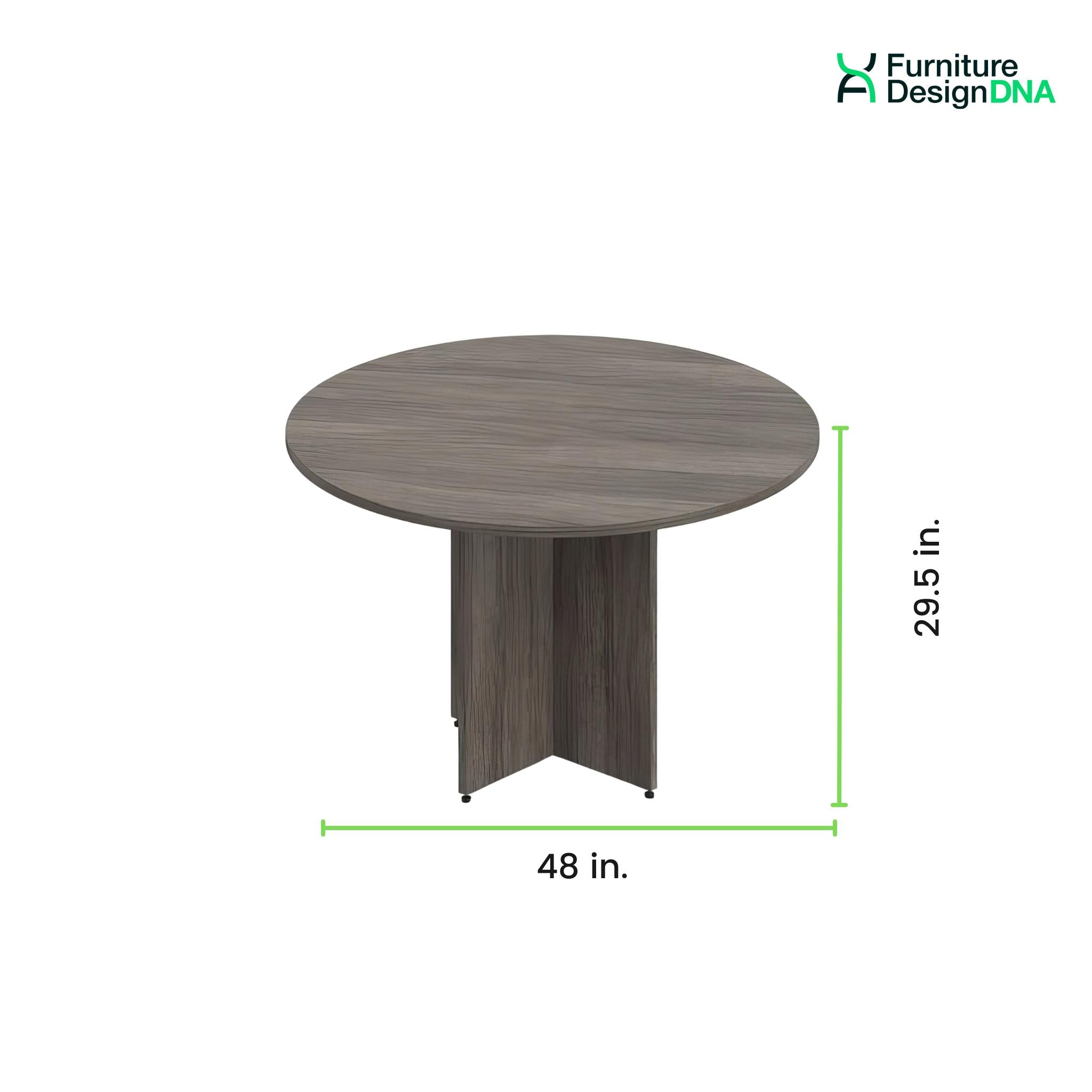 48" Round Table with Laminate Cross Base - 0