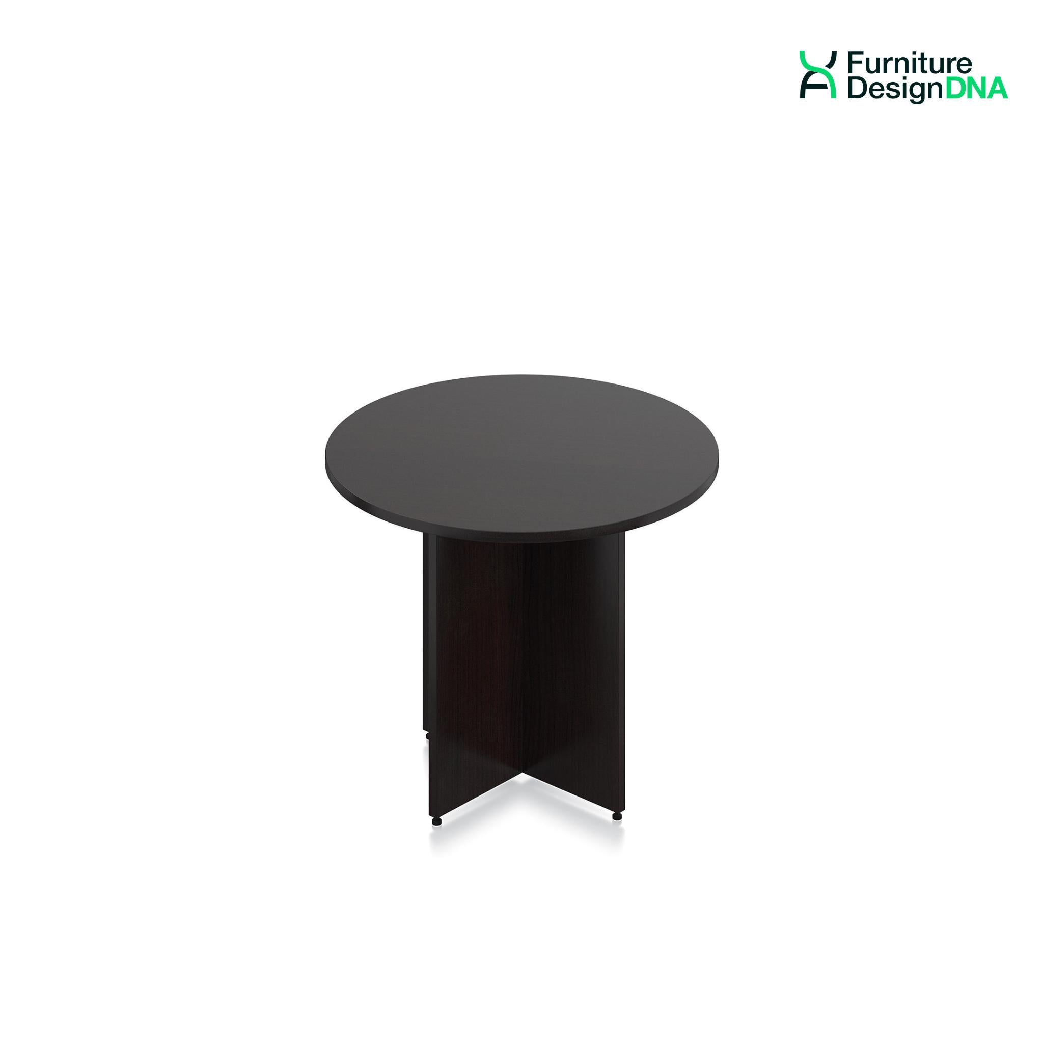 Buy espresso 36&quot; Round Table with Laminate Cross Base