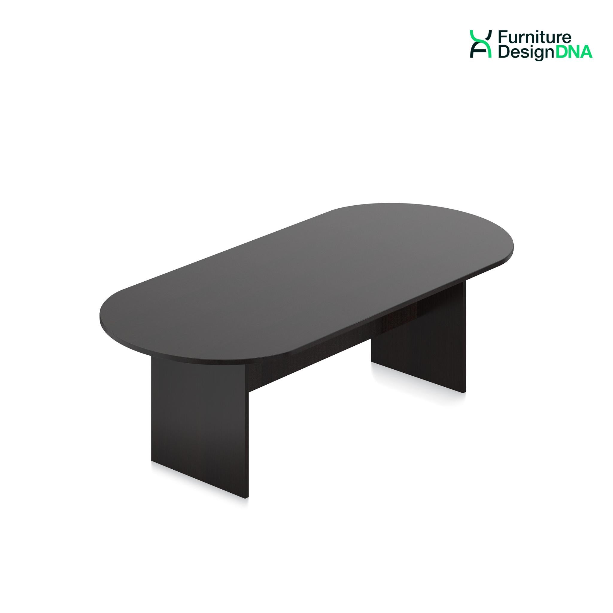 Buy espresso 8&#39; Conference Table Racetrack