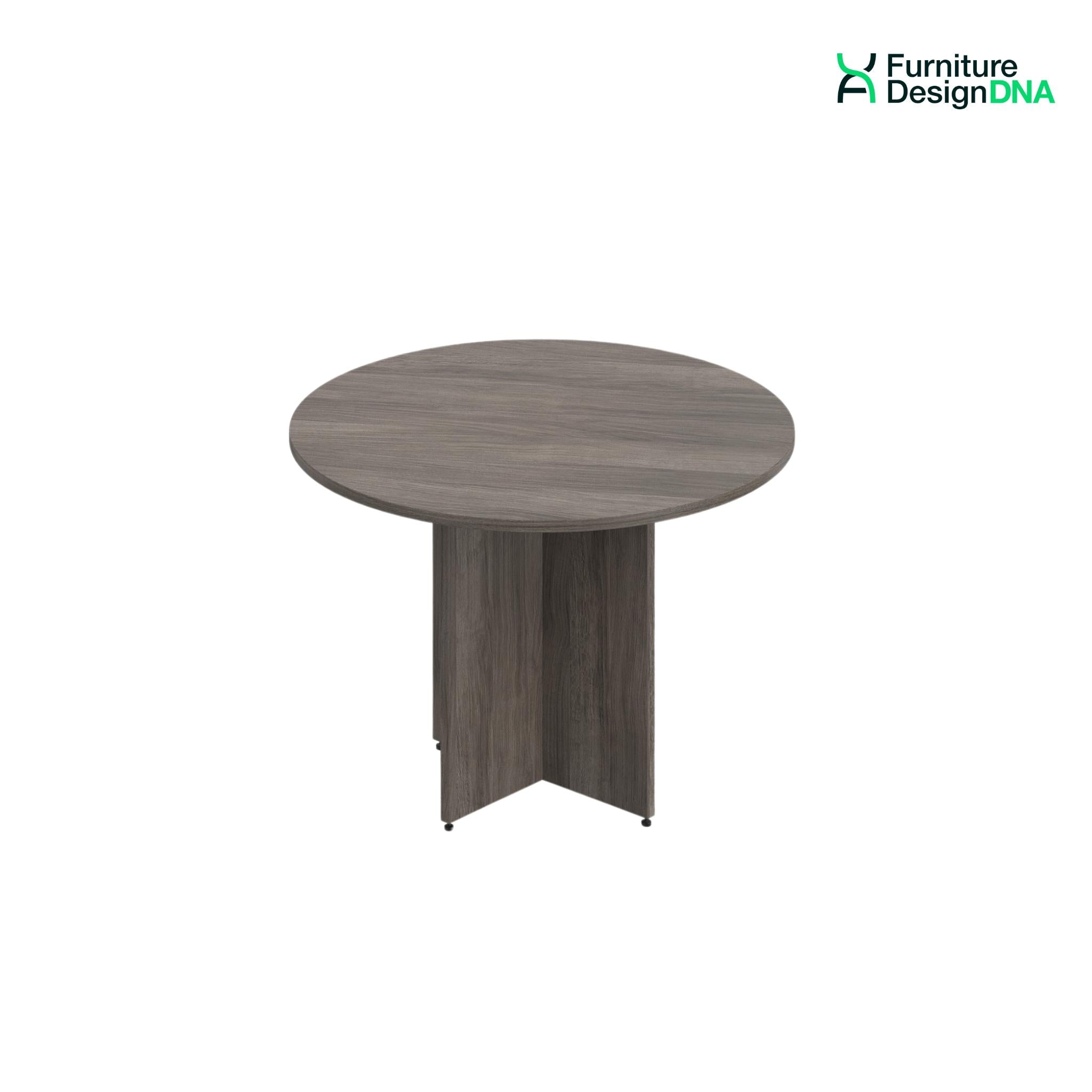 Buy grey 42&quot; Round Table with Laminate Cross Base