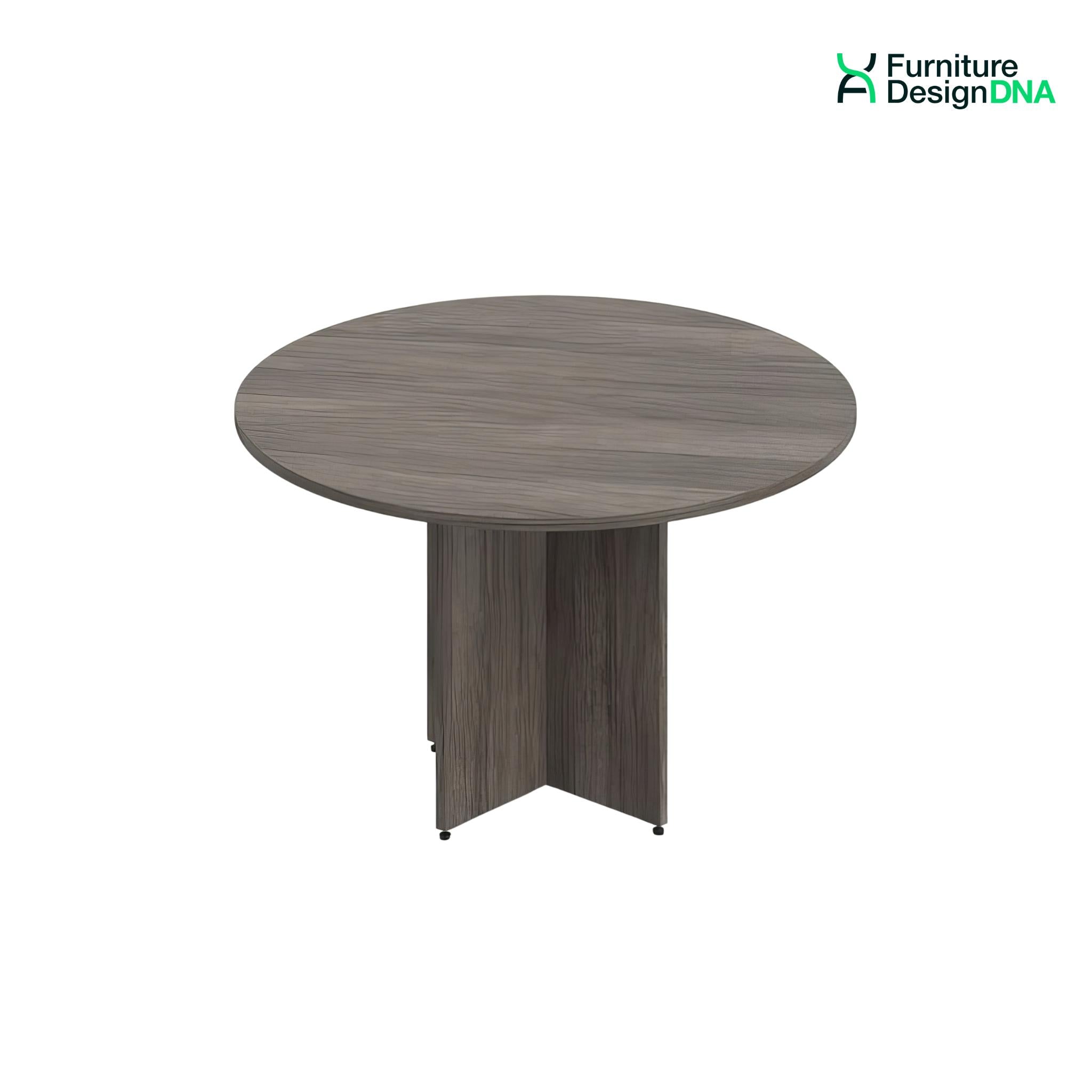 48" Round Table with Laminate Cross Base