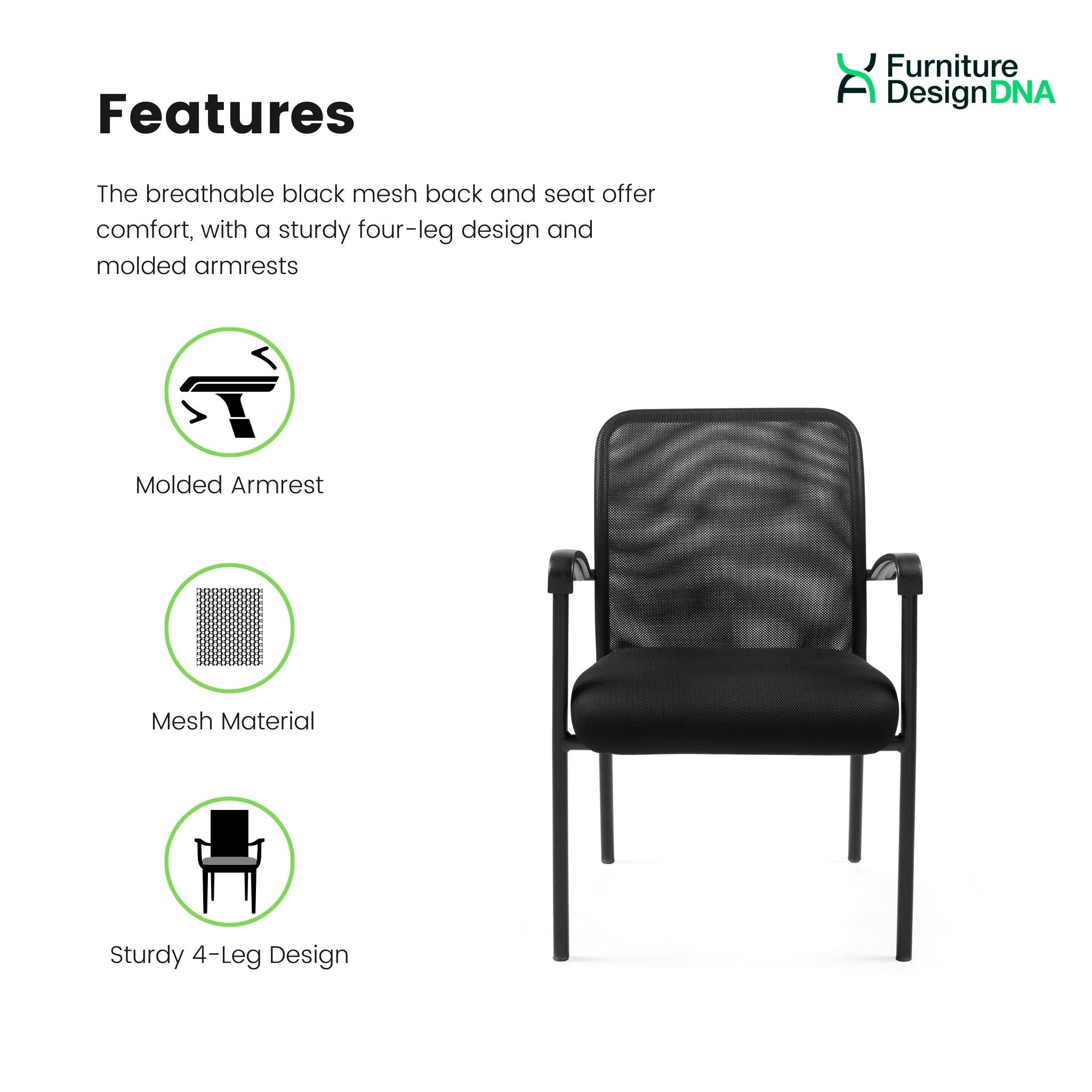 Mesh Back Guest Chair