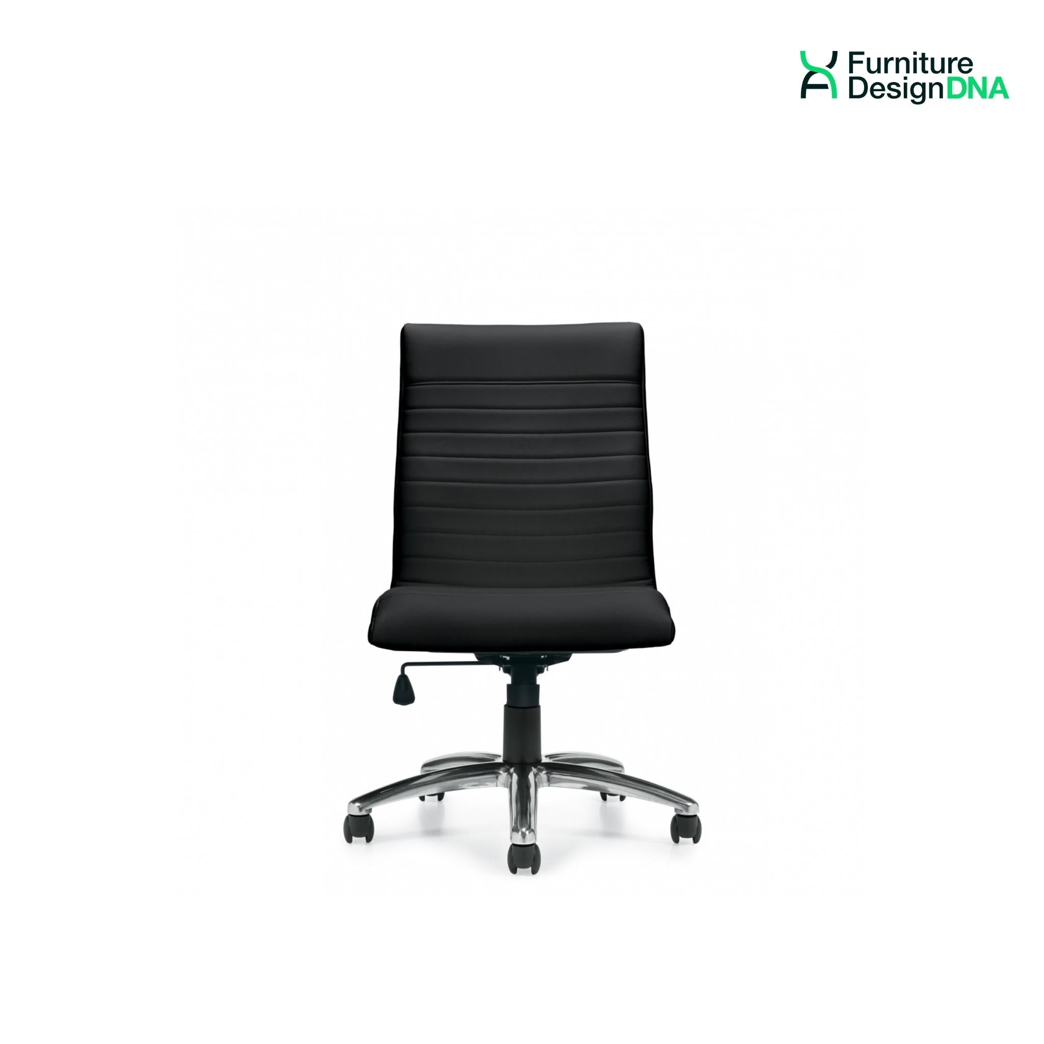 Armless Luxhide Executive Task Chair