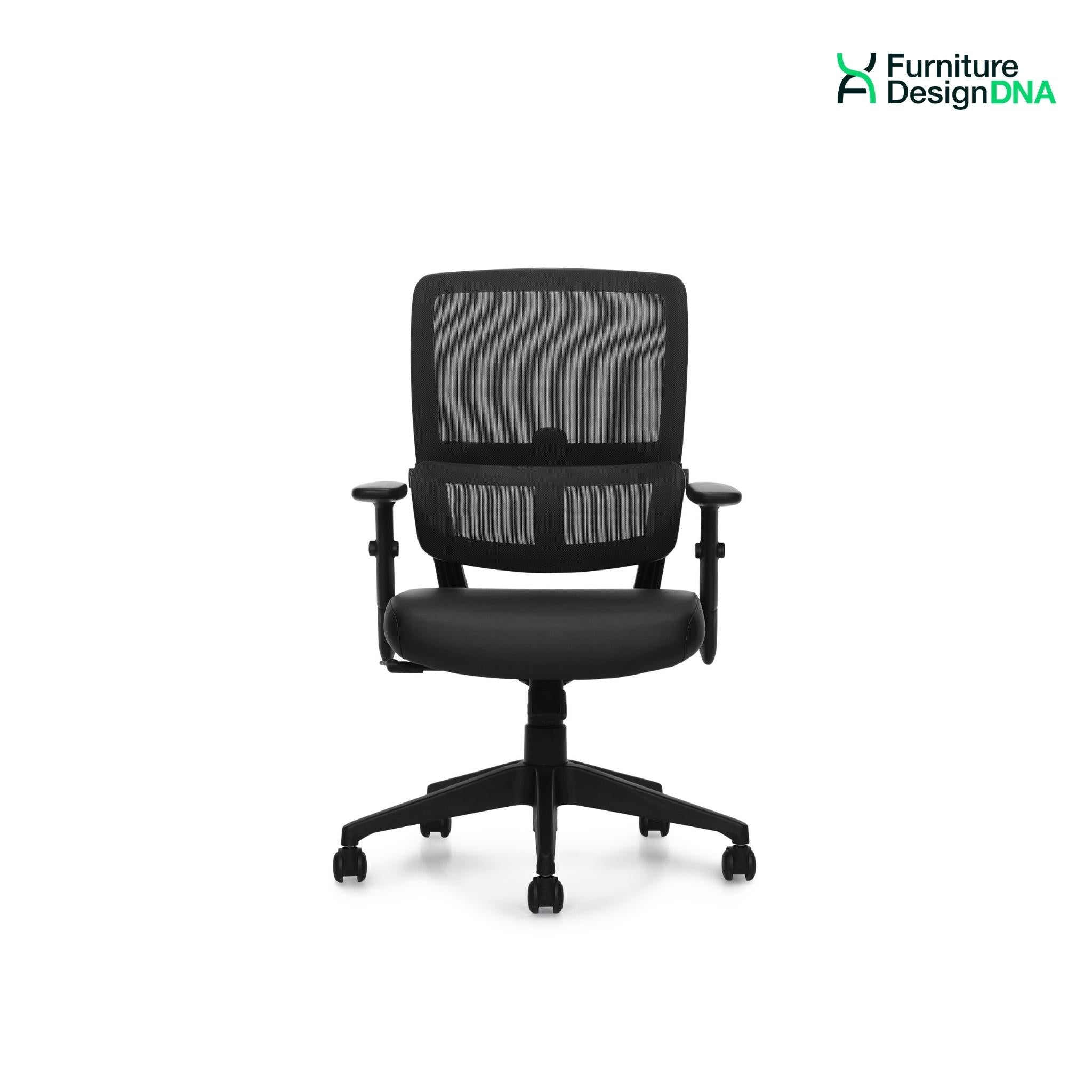 Mesh Back Luxhide Tilter Task Chair